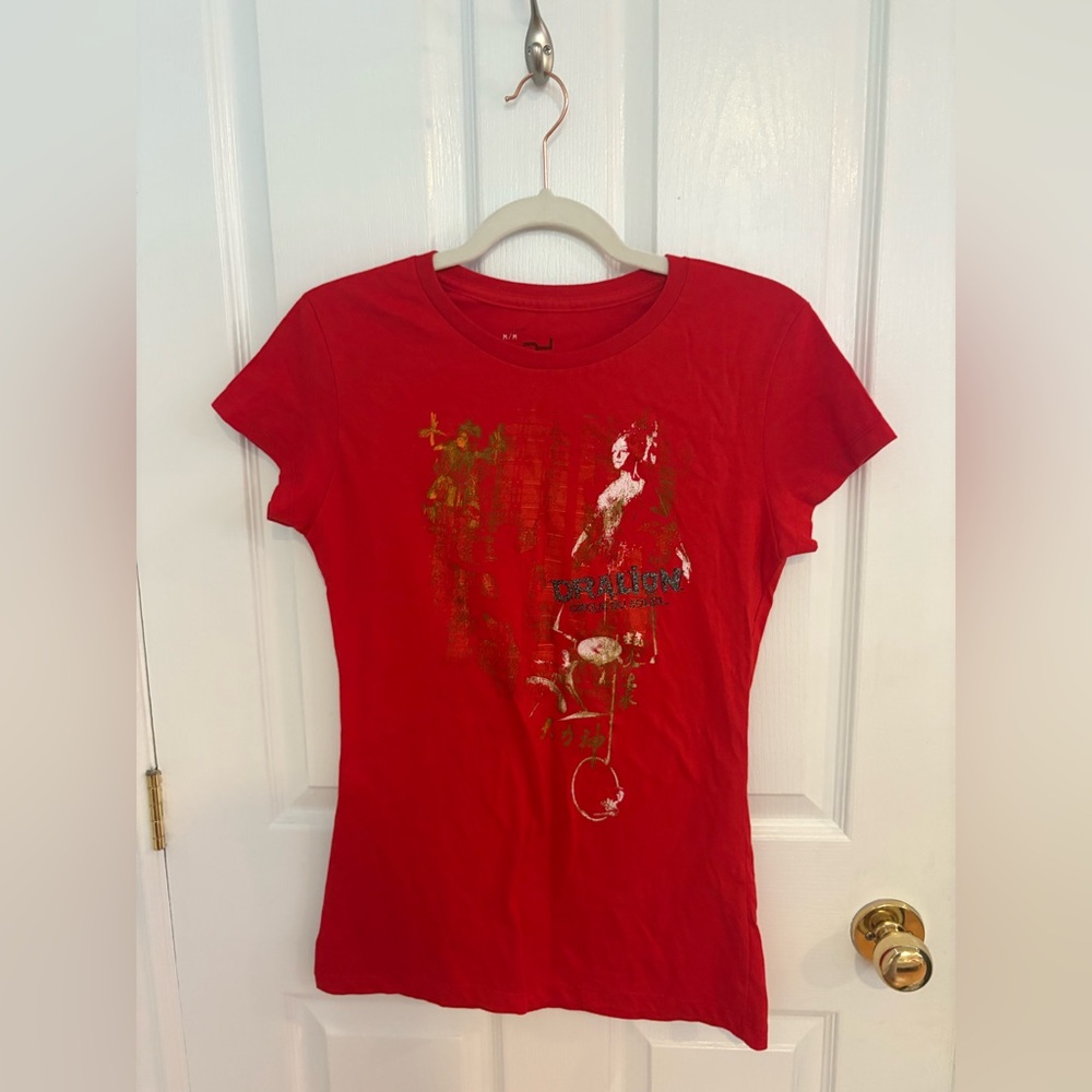 Cirque du Soleil Red Graphic Short Sleeve Tee